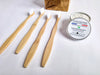 Le pack "Solo" 4 brosses à dents en bambou + 1 dentifrice écologique et artisanal