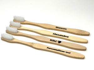 Pack One Year pour une année d'utilisation - 4 brosses à dents en bambou